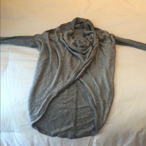 Lululemon Striped Wrap Front Sweater